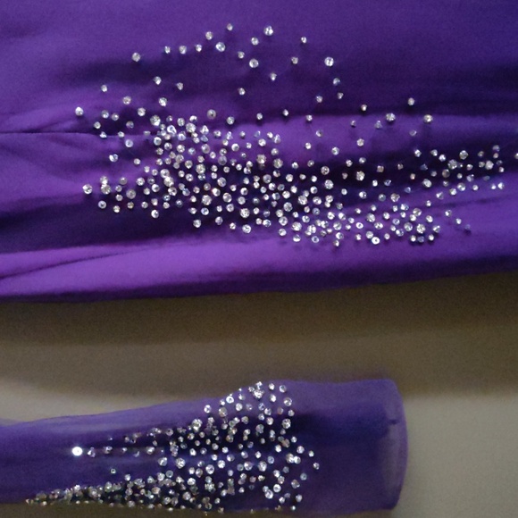 Des Phemmes tulle midi dress featuring splash crystal-embroidery 4 - Picture 7 of 16